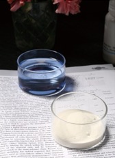 Peptide solution and powder samples